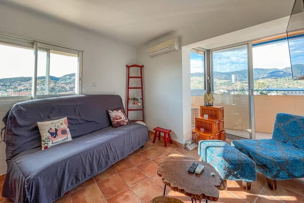 Attique A Banyuls - Vue Mer Et Montagne Екстер'єр фото