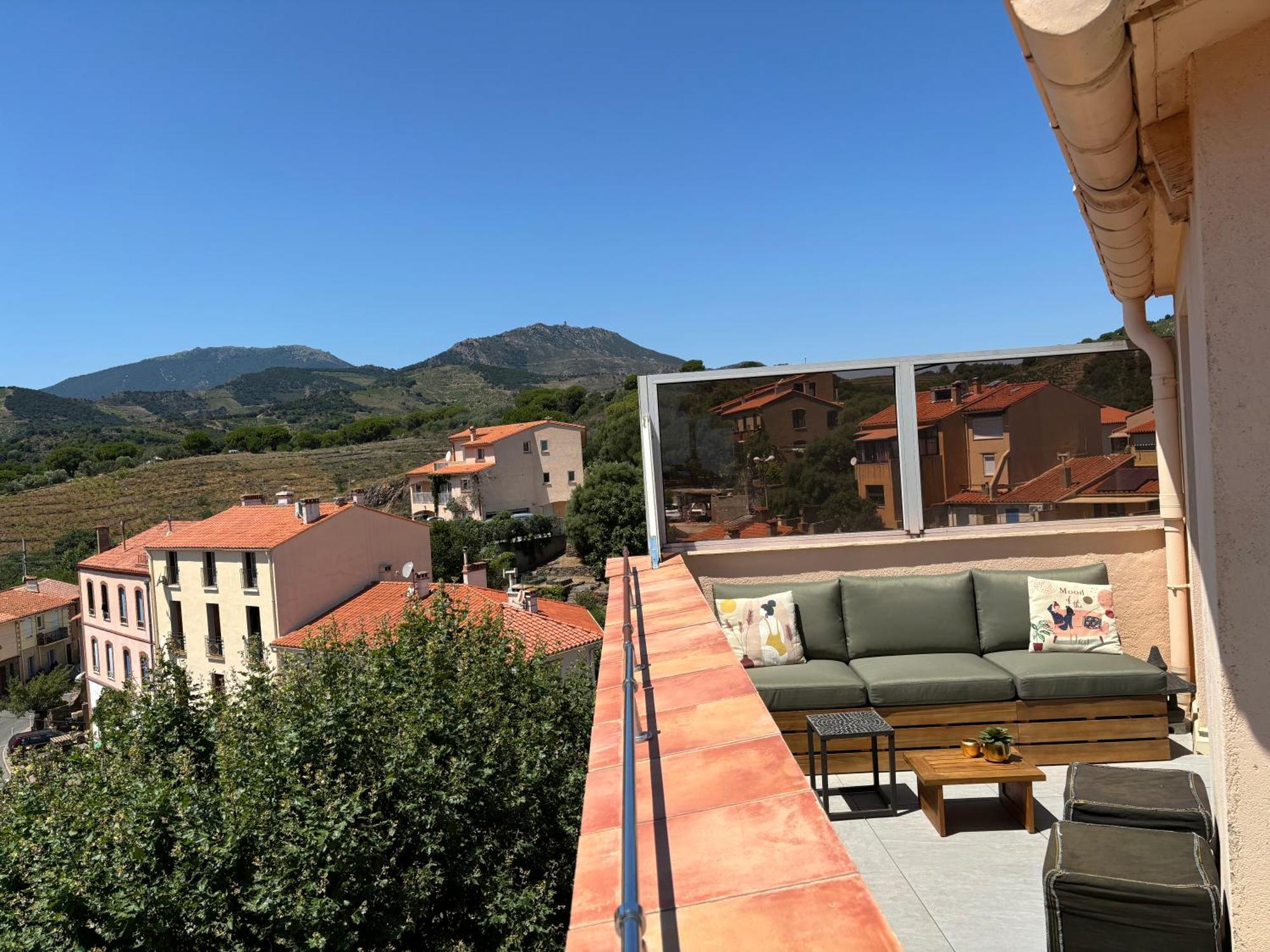 Attique A Banyuls - Vue Mer Et Montagne Екстер'єр фото